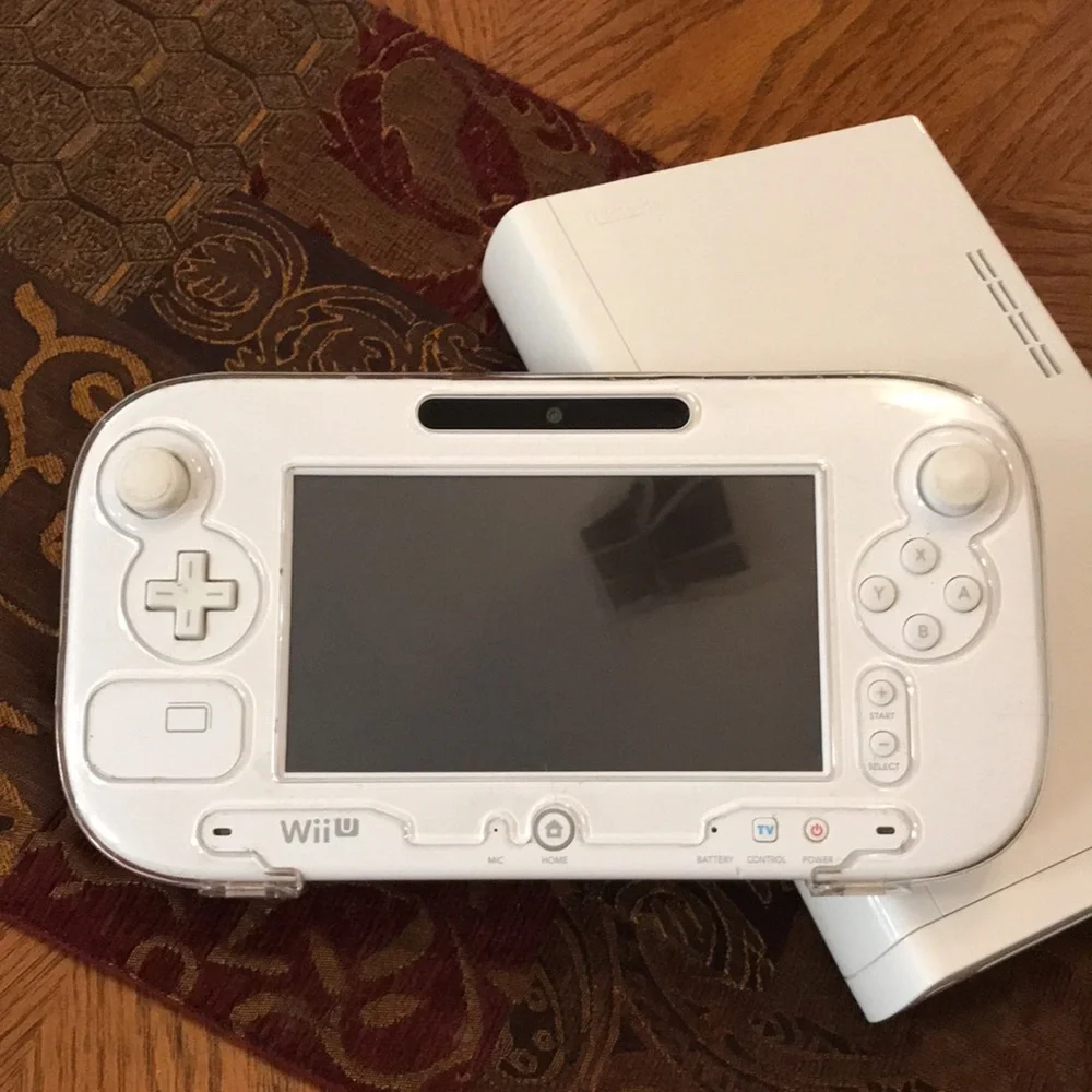 Nintendo White Wii U Console with White GamePad